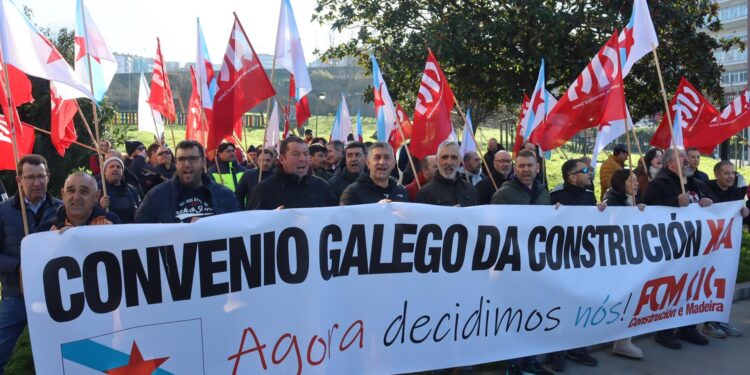 Piden en Vigo un marco gallego del sector de la construcción para «negociar aquí y no en Madrid»