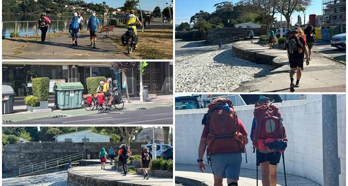 Se confirma el ‘sorpasso’: el Camino de la Costa (sin flechas en Vigo) ya supera a la ruta portuguesa