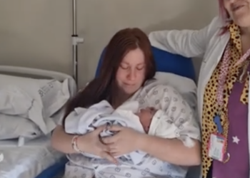 Luis fue el primer bebé del año en Vigo