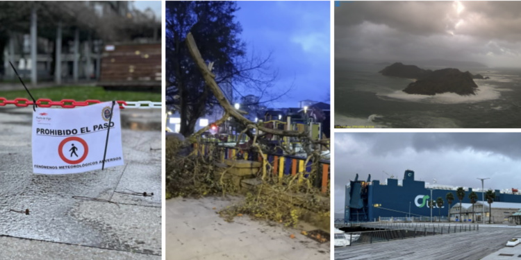 Borrasca «Herminia»: más de mil incidencias, continúa la alerta roja en el mar y llega otro aviso… por granizo y nieve