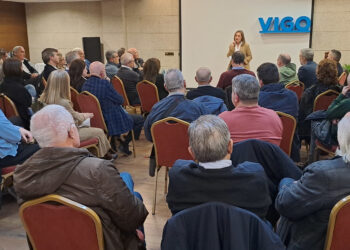Luisa Sánchez inicia su liderazgo en el PP de Vigo: «Cuando hablo de patear la ciudad es algo totalmente real”