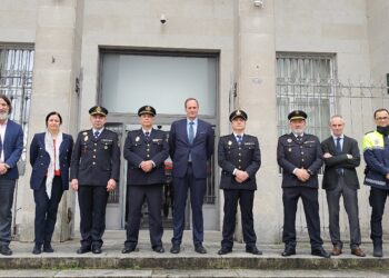 El Puerto de Vigo abre su centro de control para los nuevos comisarios de la Policía Nacional