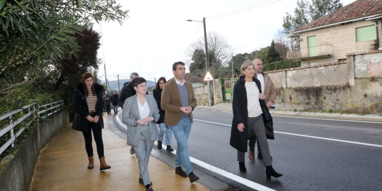 Luis López anuncia a continuidade da senda peonil entre Tabagón e Goian, no Rosal