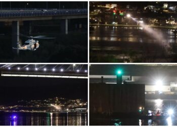 Intensa búsqueda desde tierra, mar y aire de una persona desaparecida en Rande
