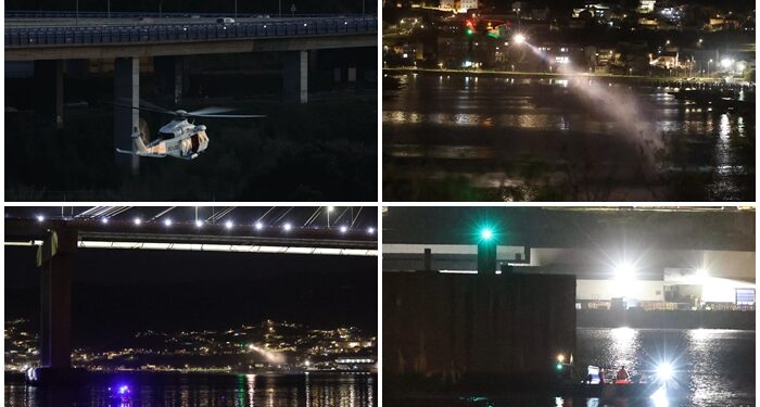 Intensa búsqueda desde tierra, mar y aire de una persona desaparecida en Rande