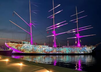 El majestuoso «Gorch Fock», buque escuela orgullo de la Marina alemana, abrirá sus puertas en Vigo