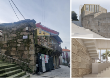 Avanzan las obras de los dos nuevos dúplex del Casco Vello de Vigo