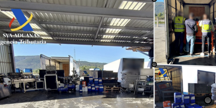 Desarticulada una fábrica clandestina de tabaco en la provincia