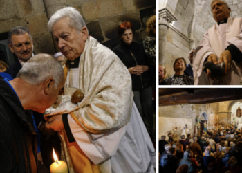 Castrelos celebra su Candelaria más emotiva: será la última que oficiará Don Ramiro