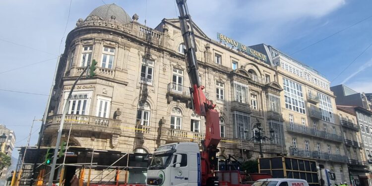 En marcha las obras que devolverán la vida a un histórico edificio de Vigo