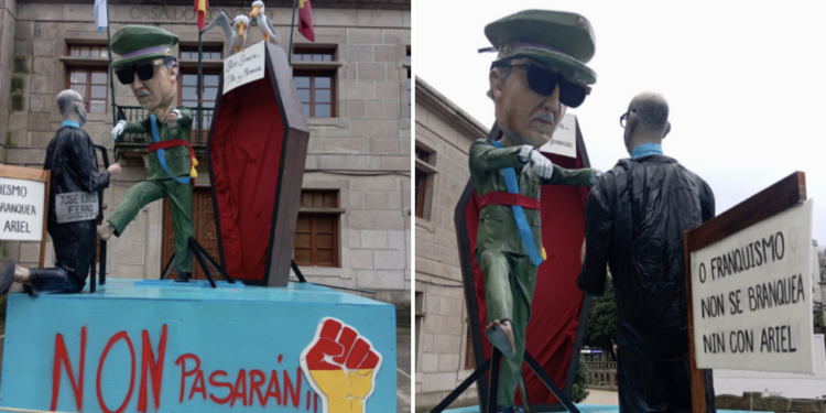 El Entroido de Redondela «quemará» a Franco y a un diputado del PP