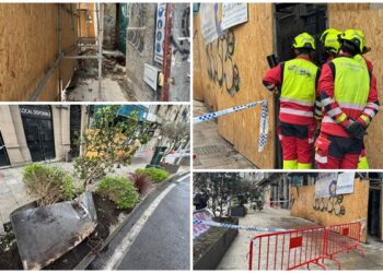 Preocupación en Urzaiz tras el aparatoso accidente de un coche de alta gama