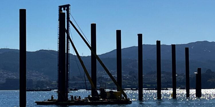 Una nueva estructura emerge en la Ría de Vigo: inversión de 1,7 millones y 8 meses de plazo