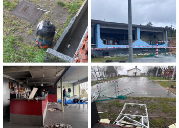 Violenta explosión en una comisión de fiestas de Vigo: así quedó la cantina tras la deflagración