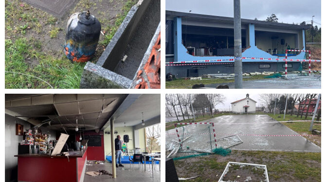 Violenta explosión en una comisión de fiestas de Vigo: así quedó la cantina tras la deflagración