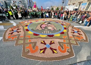 Los alfombristas de Ponteareas reclaman un lugar en el diccionario