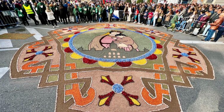 Los alfombristas de Ponteareas reclaman un lugar en el diccionario