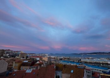 Arranca la primavera en Vigo con borrasca, alerta naranja y eclipse solar