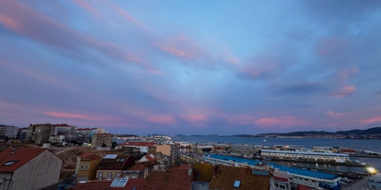 Arranca la primavera en Vigo con borrasca, alerta naranja y eclipse solar