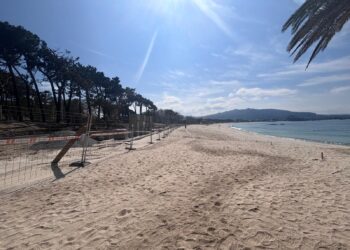 Seis meses de obras en Samil: el nuevo paseo sale a la luz