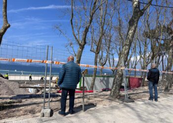 Seis meses de obras en Samil: el nuevo paseo sale a la luz