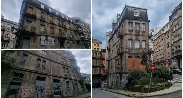 Vía libre a las obras que transformarán un centenario edificio del centro de Vigo para ofrecer 10 viviendas