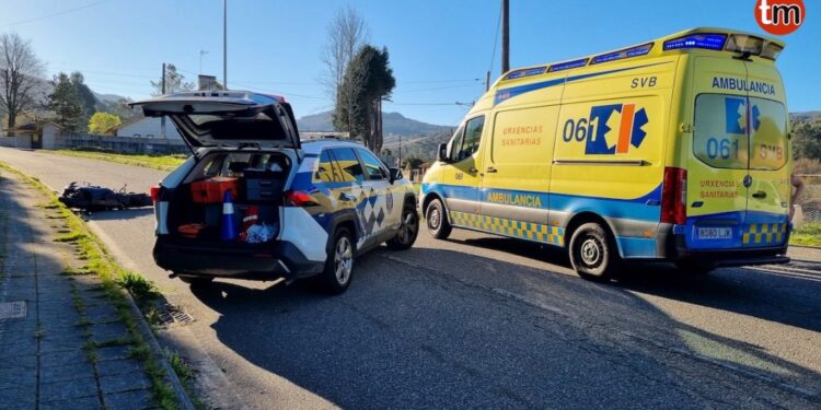 Muere un joven motorista en un accidente en Gondomar