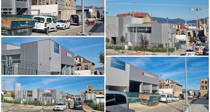 Se reactivan las obras en la nave de Esturáns, una «concha de oro» donde Vigo «no tendrá» bomberos
