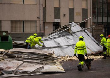 Borrasca «Martinho»: las obras en los centros de O Morrazo dependerán de las previsiones meteorológicas
