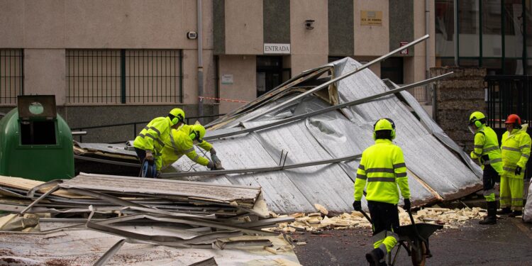 Borrasca «Martinho»: las obras en los centros de O Morrazo dependerán de las previsiones meteorológicas