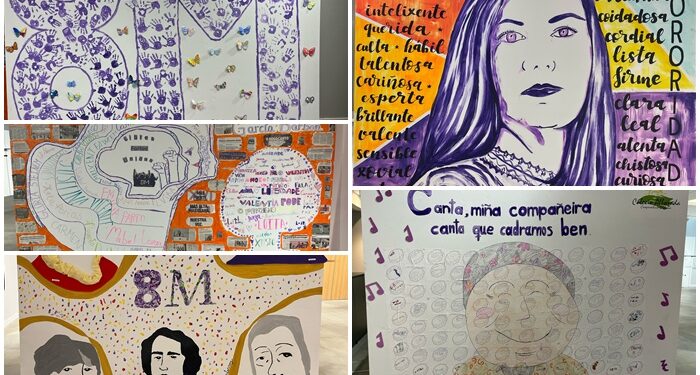 Escolares de Vigo plasman su visión sobre la igualdad en una exposición en Travesía