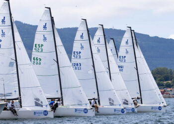 La flota de J70 inicia en Vigo la recta final de su preparación cara al Campeonato de España