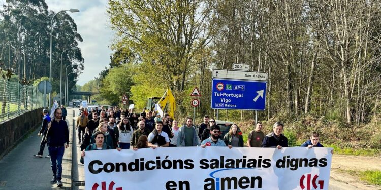 Amplio seguimiento de la huelga de Aimen para forzar el reajuste salarial