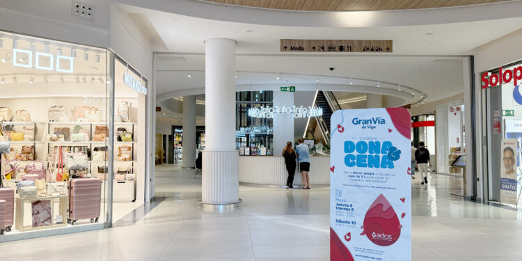 Gran Vía de Vigo pone en marcha una creativa (y culinaria) campaña para donar sangre