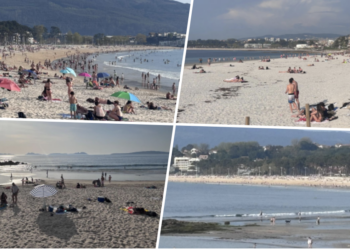 Fin al espejismo del verano en Vigo: los últimos coletazos de Olivier traen tormentas y frío en Semana Santa