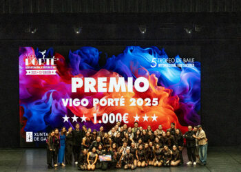 El Premio Vigo Porté se queda en casa: Media Punta triunfa con su baile «Americano»
