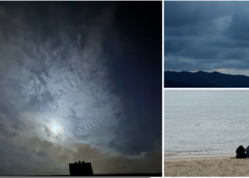 La Luna Pascual arranca una Semana Santa que trae lluvia, alerta por viento en el mar y nieve en el interior