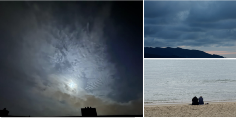 La Luna Pascual arranca una Semana Santa que trae lluvia, alerta por viento en el mar y nieve en el interior