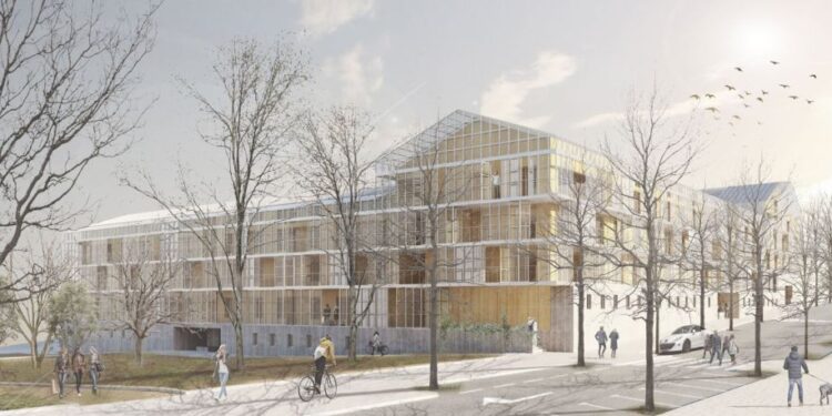 Vigo avanza en la ejecución de las 88 viviendas híbridas y ecológicas de Barreiro