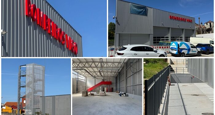 Así es el nuevo parque de Bomberos de Vigo que llevará el nombre de Sergio Sanlés