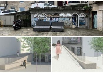 Una empresa de Navia dará una nueva vida a la plaza más coqueta (y que busca nombre) del centro de Vigo