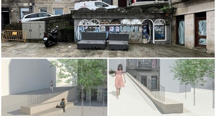 Una empresa de Navia dará una nueva vida a la plaza más coqueta (y que busca nombre) del centro de Vigo