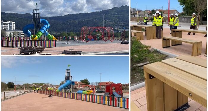 El ‘nuevo Navia’ no son solo viviendas: ya luce un completo parque infantil con juegos y zonas de ocio