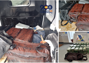 Intervenidos 150 kilos de cocaína en el casco de un portacontenedores atracado en Vigo