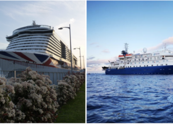 Ilustres visitas por mar en Semana Santa: del inesperado Arvia al intrépido Sea Spirit