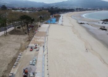Espectacular vista aérea de Samil: un dron capta su nueva dimensión