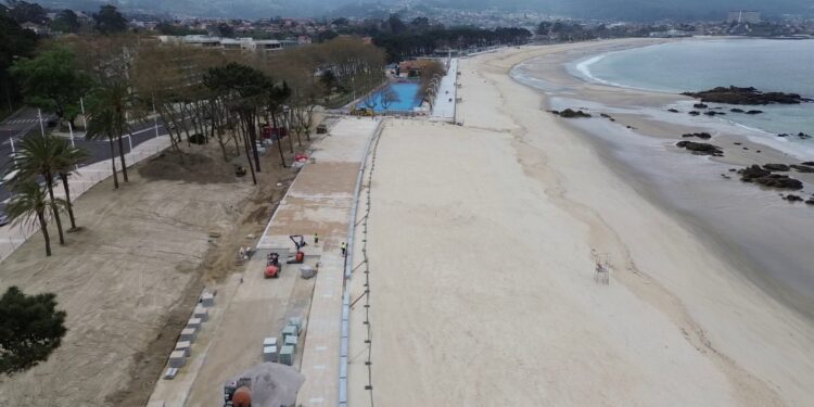 Espectacular vista aérea de Samil: un dron capta su nueva dimensión