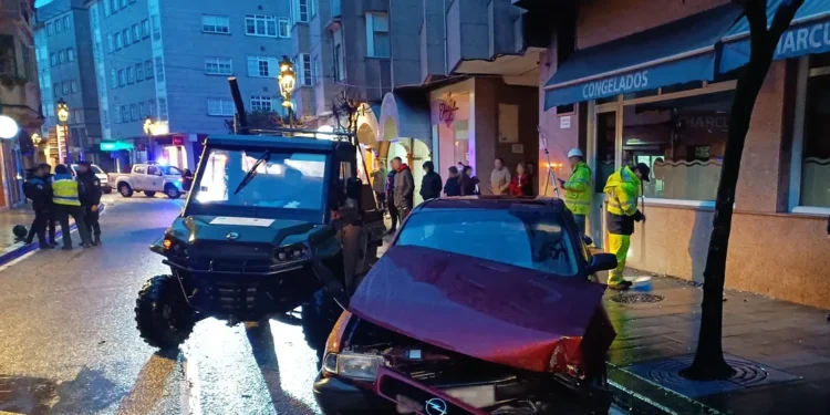 El conductor que rompió una tubería de gas y obligó a desalojar dos edificios, implicado en otro accidente