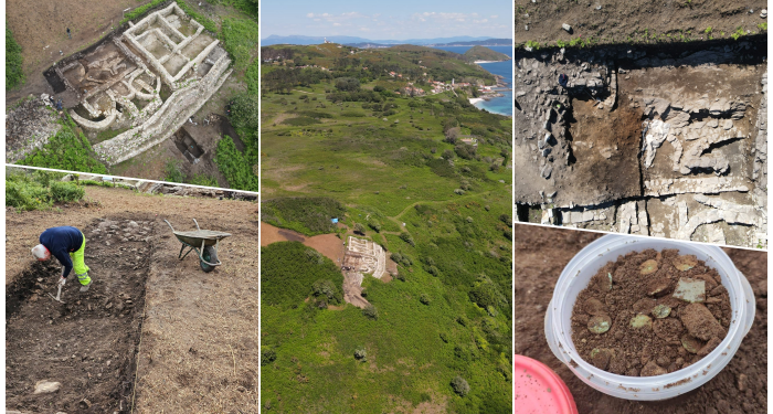 Hallazgos prerromanos en las Illas Atlánticas: monedas, ánforas y vivendas en el Castro dos Mouros