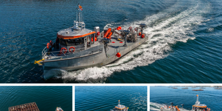 De Vigo a Bélgica, un supermejillonero construido en la ría para un gigante europeo